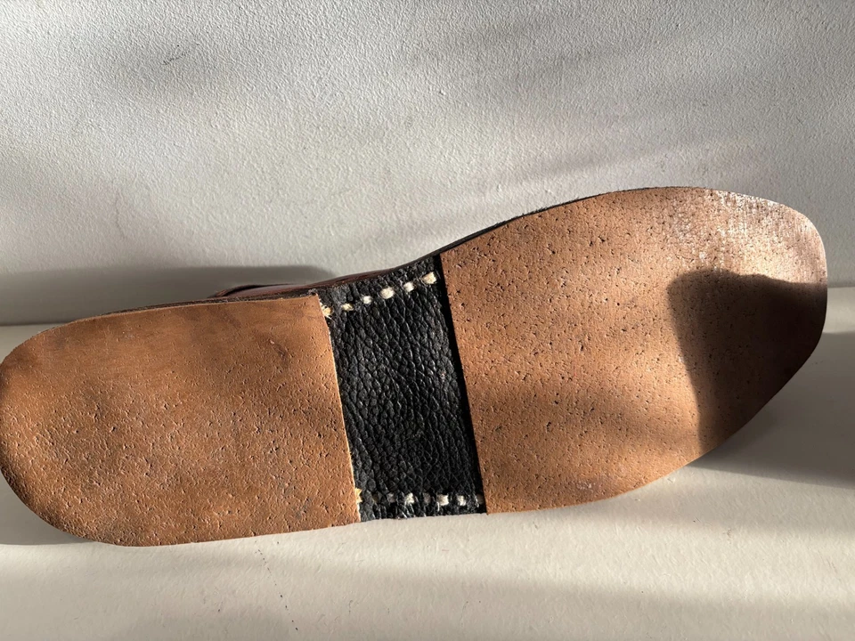 Indian Handmade Rajasthani Men Shoes Leather Jutties Slip-On, UK SIZE 10 *NEW - Image 4 of 4