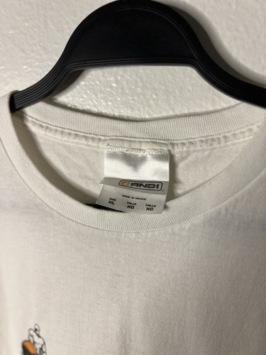 Maglia BOGO basket vintage AND1 "You Be Soft" #1 Y2K Ubisoft taglia XL - Foto 6 di 6