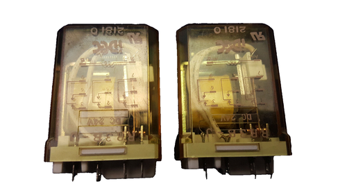 iDCC RR 3B-U DC 23V 2181 0 Socket relay Yellow, square
