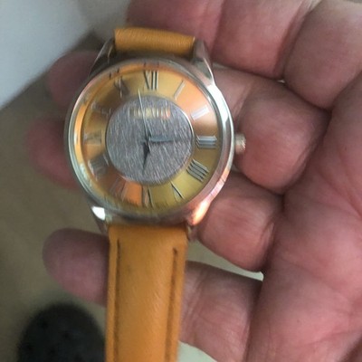 Strada Orange Watch NEW BATTERY 