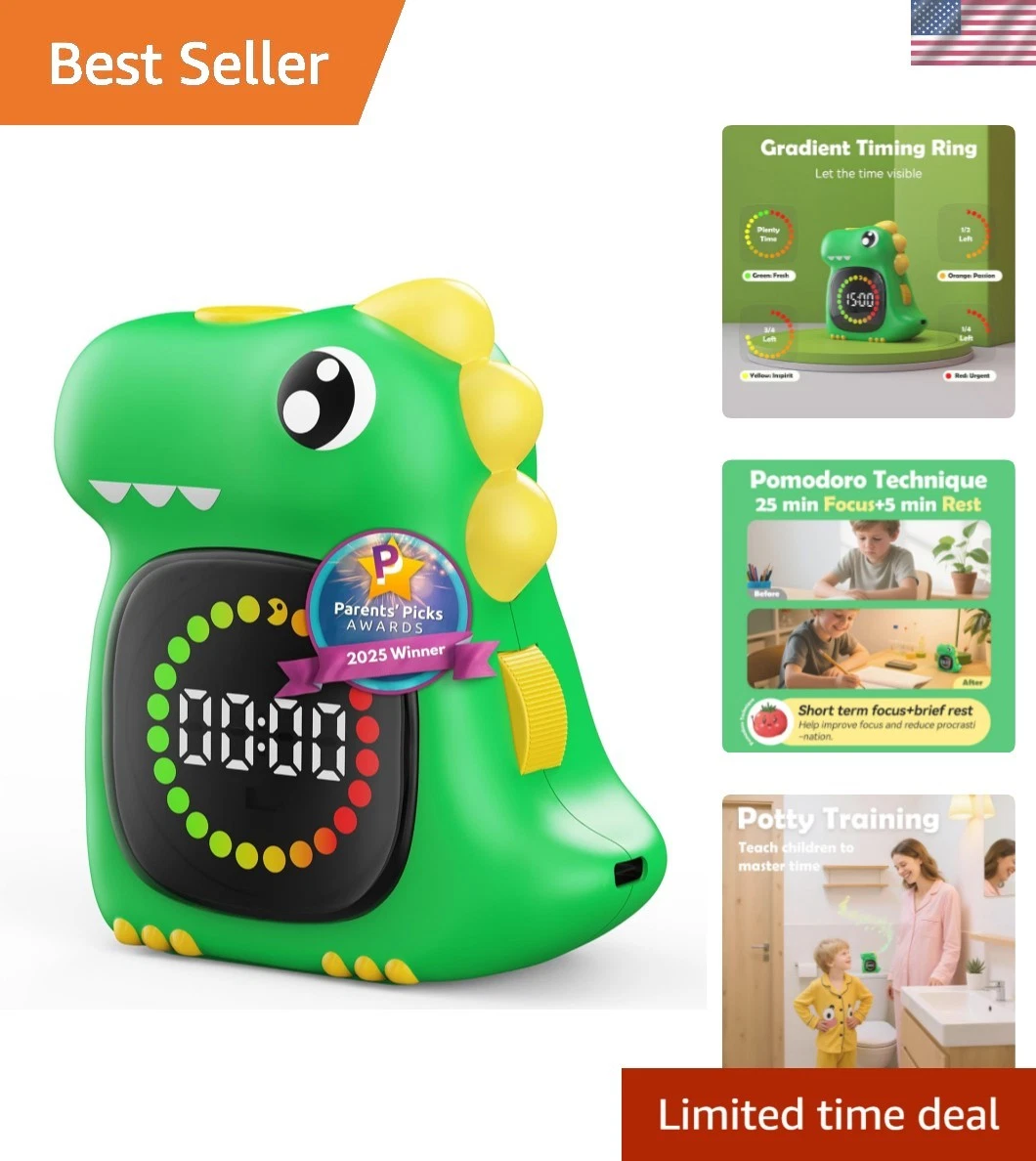 Visual Timer for Kids 99 Minute Digital Cute Kids Visual Timer Classroom Time...