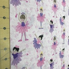 2010 Tippy Toes Pink 100 cotton fabric sold by the yard 1688