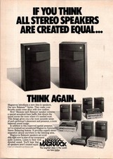 1981 • Masgnavox Stereo Speakers • Print Ad • 80s Fashion  • iA.25