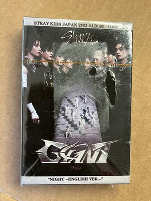 4 packs Stray Kids JAPAN 2nd  Album GIANT.  Night English Ver. 55 PCS LOMO CARD