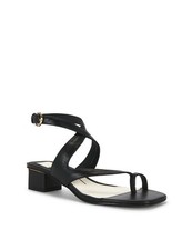 Dolce Vita Kameo Heels Sandals Black Leather 7 NEW w/Box