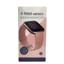 New Fitbit Versa 2 Health & Fitness  Activity Tracker Smartwatch Rose Gold