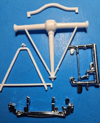30 FORD WOODY STREET ROD FRAME SUSPENSION - REVELL 2064 MODEL CAR KIT PARTS LOT