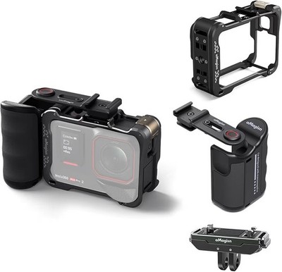 Rszfnjxry Xplorer Grip Kit Bundle Camera Grip Cage Mount For Insta360 Ace Pro 2