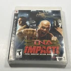 TNA Impact Sony PlayStation 3 2008 PS3 Complete + Manual Clean Disc Wrestling