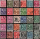 US #803-832 Used prexies