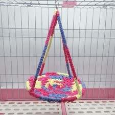 Hamster Hand-woven Hanging Nest Hanging Hamster Hammock Pet Bed Random Color