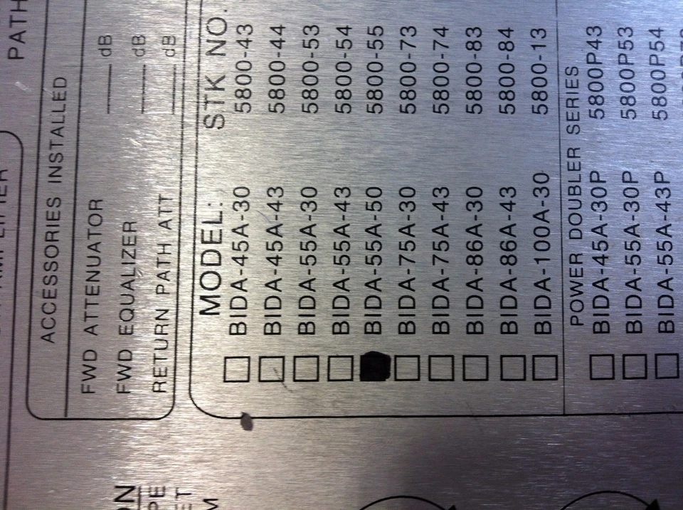 Blonder Tongue Broadband Indoor Distribution Amplifier (BIDA 55A-50) - Image 2 of 4