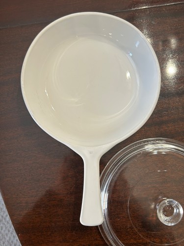 "Sartén menuette vintage Corning Ware azul aciano P-83-B 6 1/2"" con tapa Pyrex" - Imagen 5 de 10