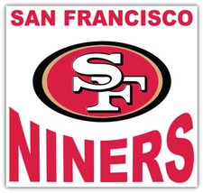 San Francisco 49ers NFL Sport Car Bumper Sticker Decal "SIZES"