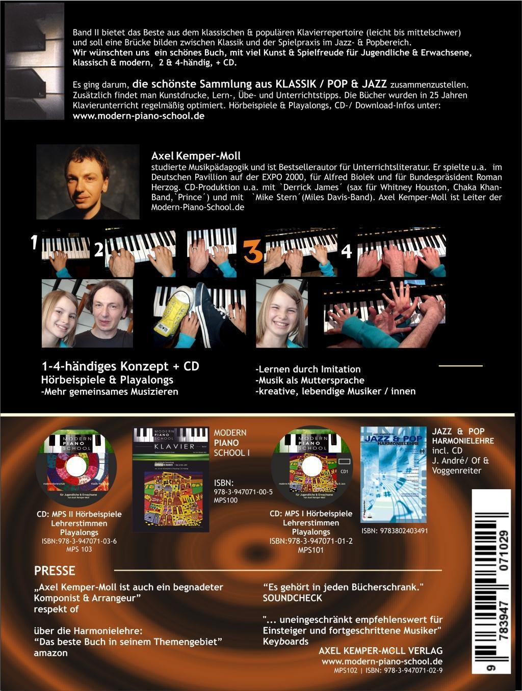 Thumbnail - Axel Kemper-moll | Modern Piano School 2 / Klavierschule | Broschüre |