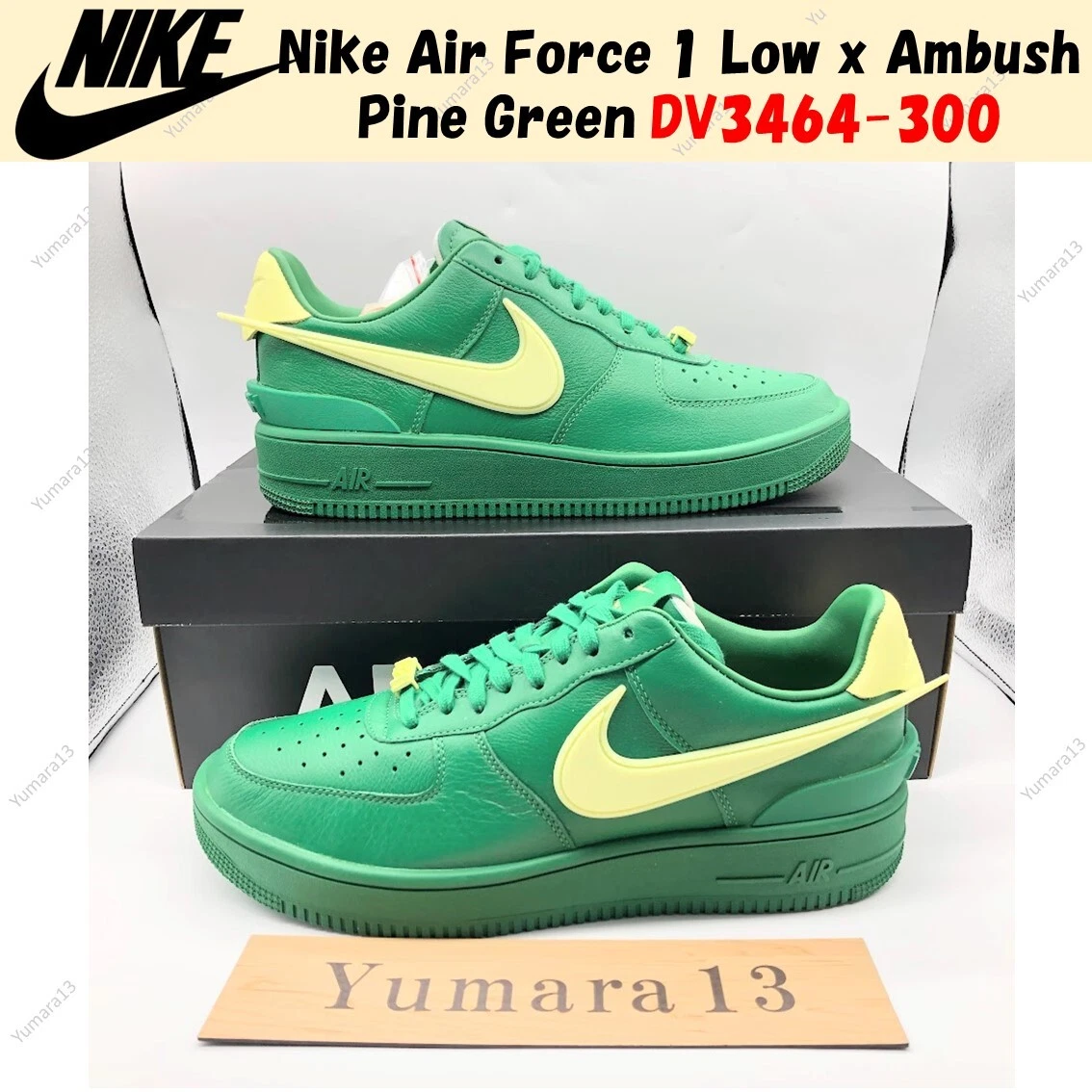 Preços baixos em Nike AMBUSH x Air Force 1 Low Pine Green | eBay