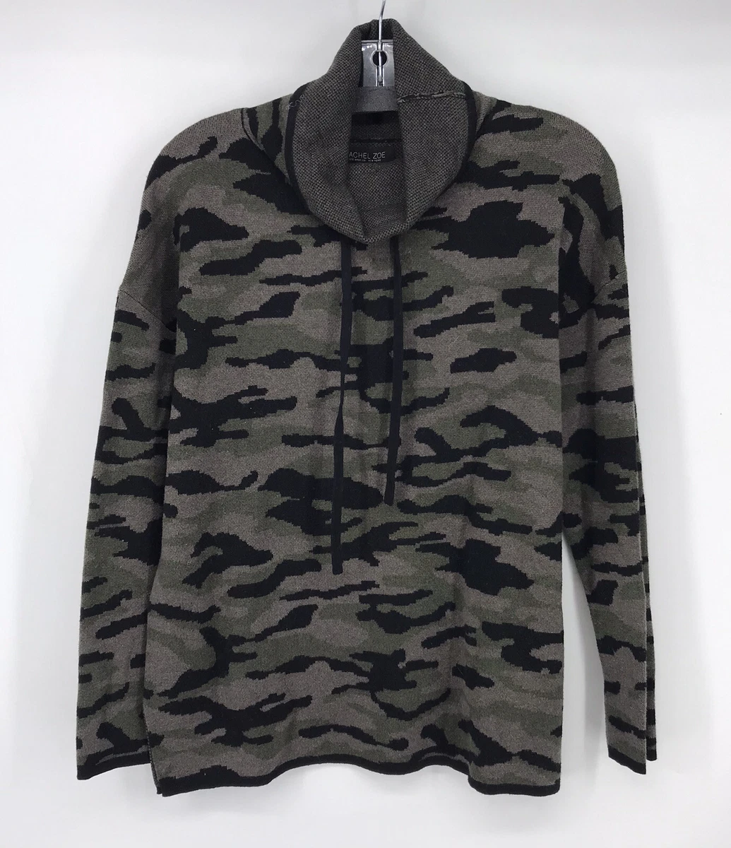 Rachel zoe camo sweater sales