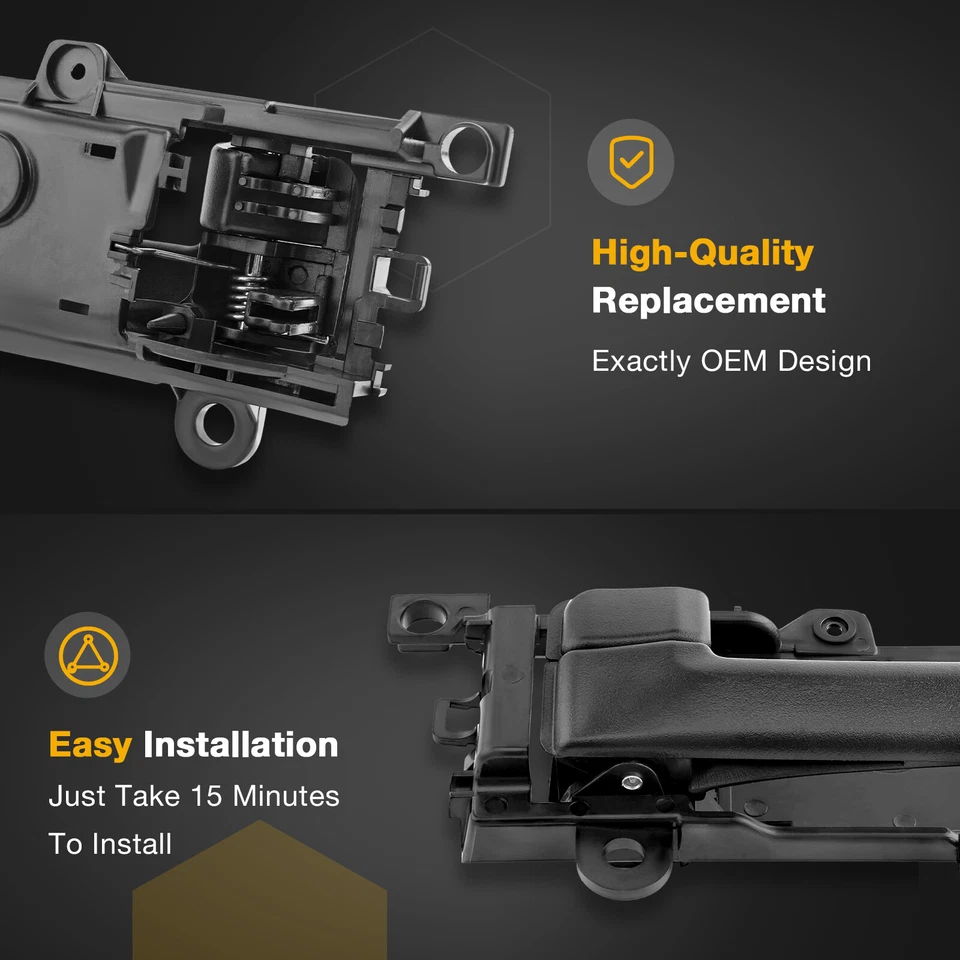 Interior inside Door Handle Front Rear Left & Right For 2007-12 Hyundai Veracruz - Image 3 of 4