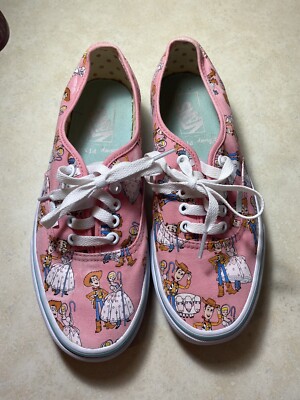 Vans Disney Pixar Toy Story Sneakers Woody and Bo Peep Women's Men’s 