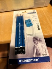 Staedtler Sketching Set 7 PC.GRAPHIC PENCILS IN 4 DEGREES NEW