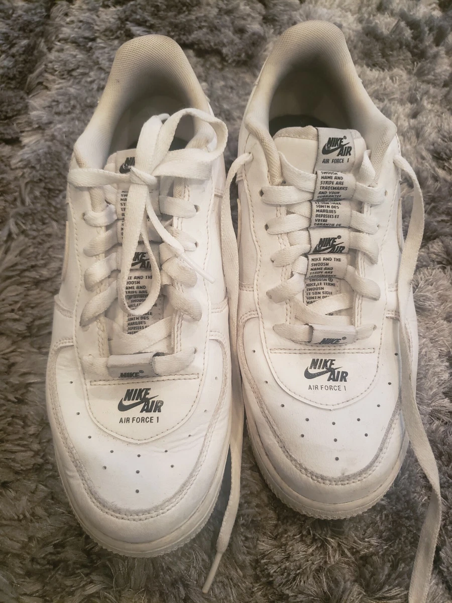 Nike Air Force 1 LV8 Double Air Unisex CJ4092 100 White Shoes Size 7Y