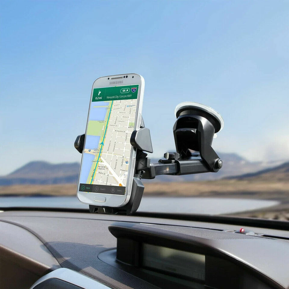 Universal Car Phone Holder 360° Rotate Windscreen Window Suction Mount GPS Stand - Image 3 of 4