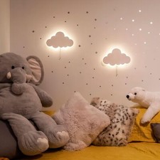 2 Pack Cloud Light - Floating Cloud Wall Lamp for Nursery  Cute Floating Clo...