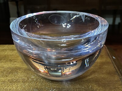 3.75''x6'' Badash Penelope Pink Bowl Handmade Crystal Poland