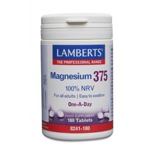 Lamberts Magnesium 375 - 100% NRV in a one a day, small easy to swallow tablet 
