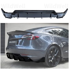 For 2017-2023 Tesla Model 3 Rear Diffuser Per...