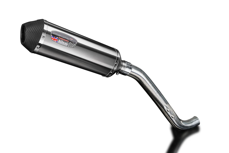 Комплект глушителя выхлопной системы Triumph Tiger 1050 2006-2012 Slip On 13,5 дюйма X-Oval нержавеющая сталь - Изображение 2 из 4