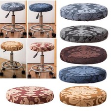 Bar Stool Elastic Cover Round Chair Seat Covers Furniture