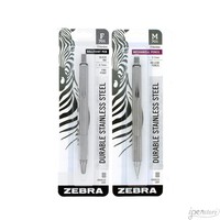 Zebra F-701/m-701 Pen & 0.7 Mm Pencil Set, Stainless Steel With Knurled Grip on sale Zebra F-701/m-701 Pen & 0.7 Mm Pencil Set, Stainless Steel With Knurled Grip on sale