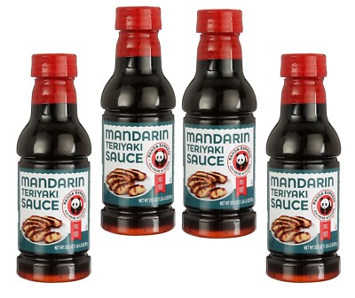 Panda Express 4-Pack Mandarin Teriyaki Sauce, 20.5 oz - Authentic Sweet & Savory
