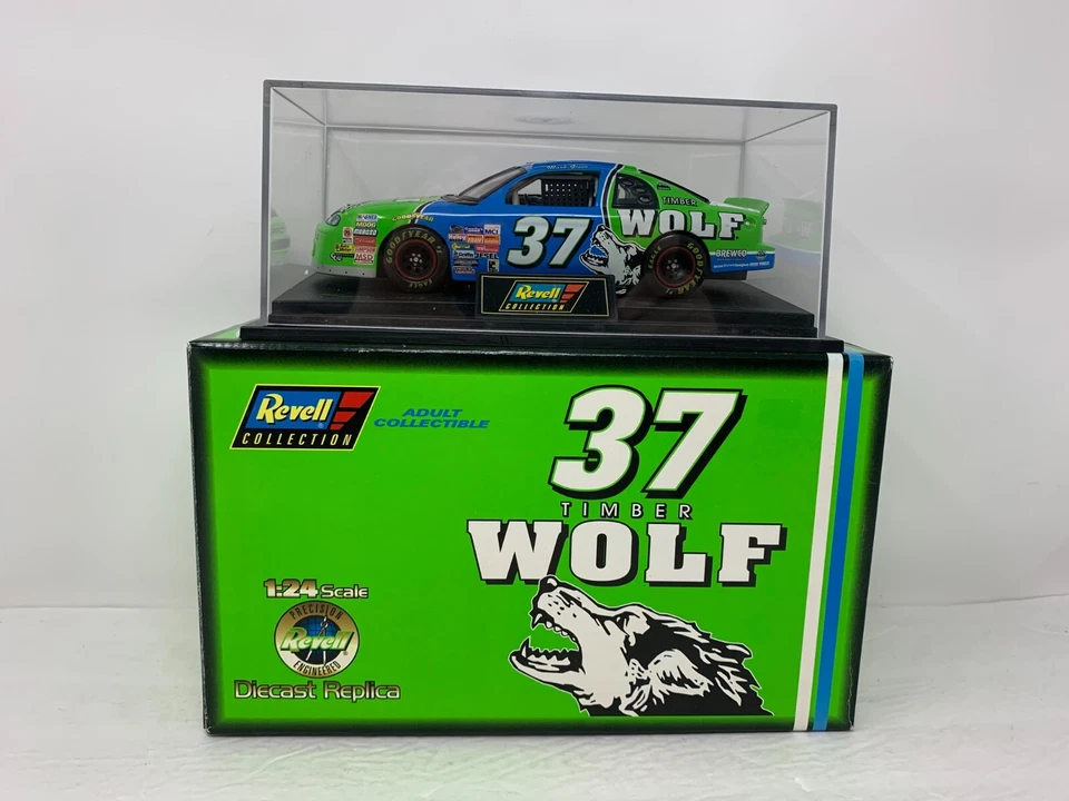 Chevrolet Monte Carlo 1997 diecast Revell Nascar #37 Mark Green Timberwolf 1:24 Foto 2 de 4