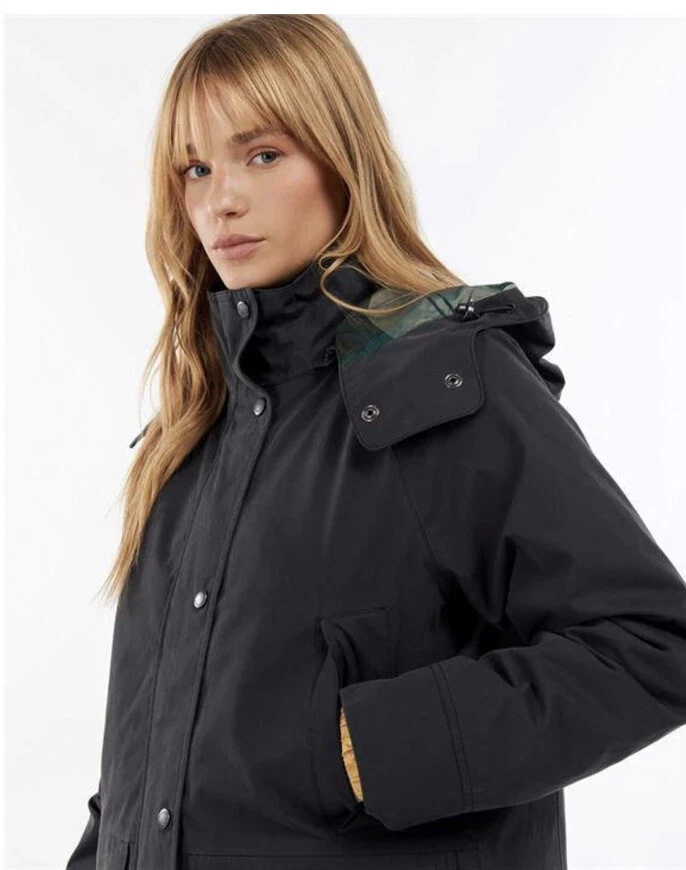 Barbour Clary Jacket Dark Navy Size 12(M) Brand New Genuine RRP£219 #R - Image 4 of 4