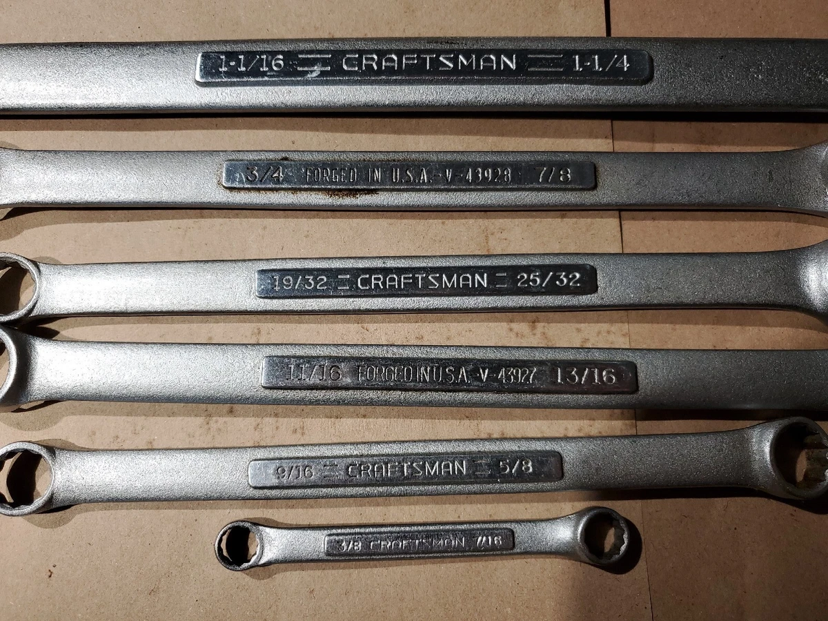 6 point sale wrench set craftsman