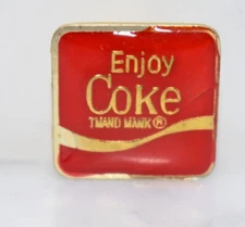 Vintage Coca Cola Enjoy Coke  Pin Lapel Tie Tac *Beautiful*