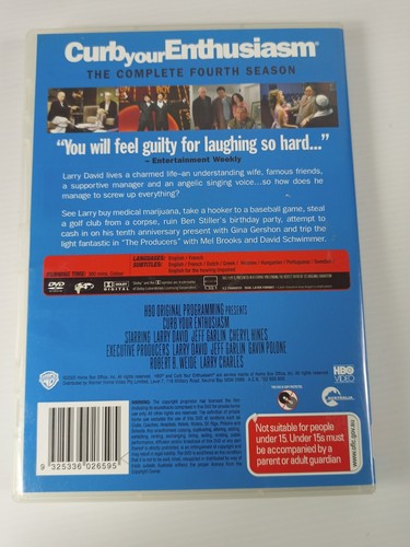 Curb Your Enthusiasm Season 1-4 Reg 4 Comedy Show Larry David Seinfield Creator - Picture 9 of 10