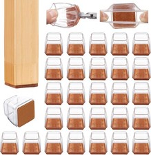 36 protectores de silicona cuadrados para patas de silla para sof s y muebles.