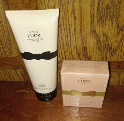 Avon Luck La Vie For Her Eau de Parfum 1.7oz Perfume & Shower Gel 6.7oz NEW! 