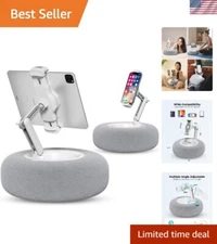 360° Adjustable Tablet and Phone Holder Pillow, Soft Plush, Ideal for Relaxing