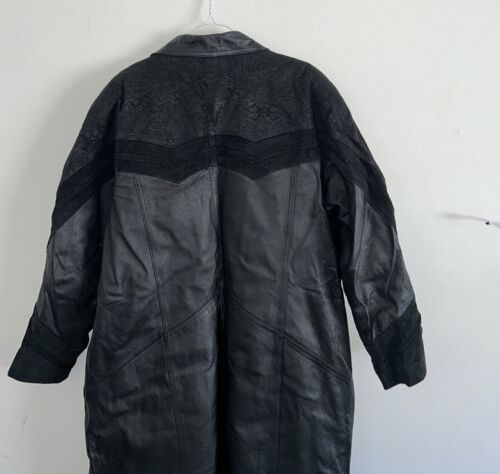 jf j.ferrar long leather jacket - Picture 11 of 12