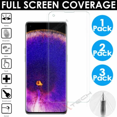 NOT SPECIFIED For Oppo Find X5, X5 Lite, X5 Pro 5G Full Screen Curved Fit TPU Screen Protector