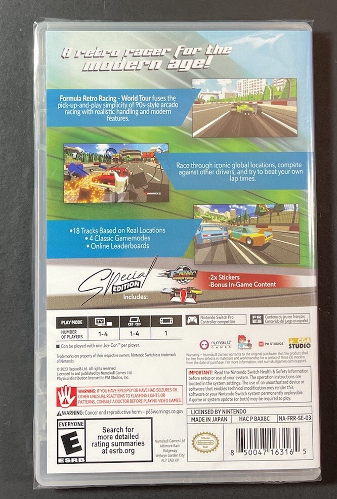 Formula Retro Racing World Tour [ Special Edition ] (Nintendo