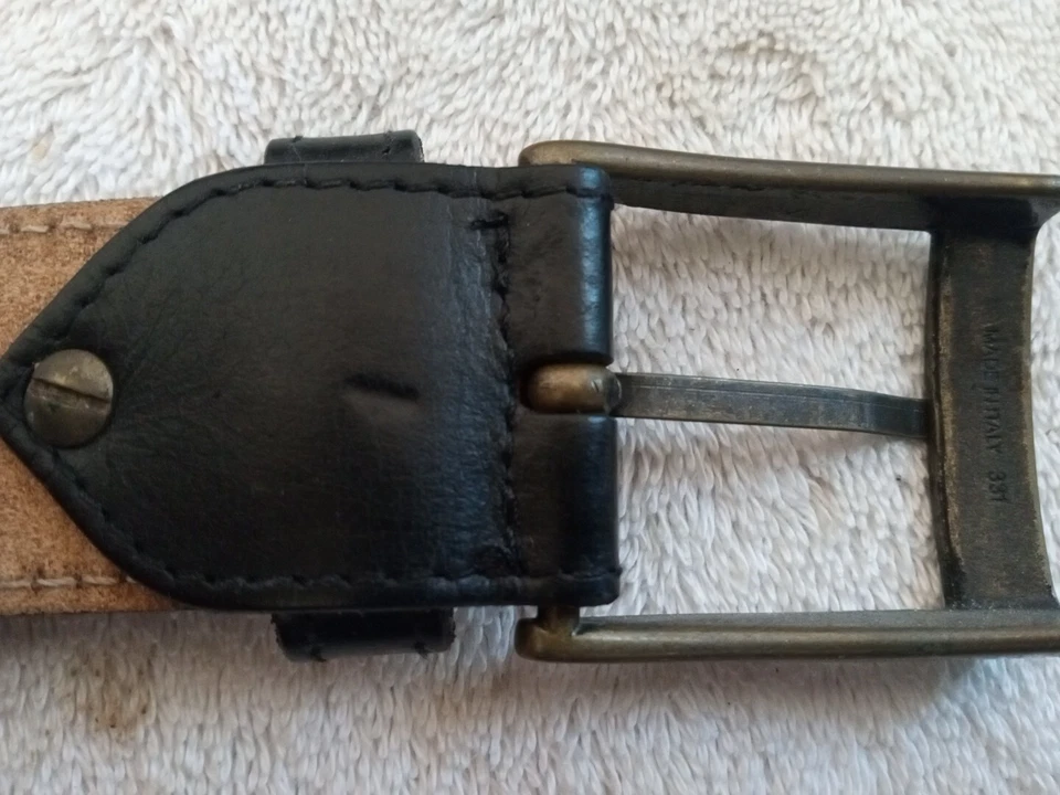 Cinturón para hombre BELSTAFF 2005/2012 43,5" extremo de la hebilla a la punta del cinturón corte a medida Foto 3 de 4