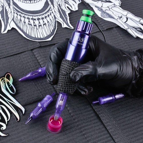 Dragonhawk Mast Tour Tattoo Kit Maschine Profi Leistungsstark Stift Netzteil - Bild 8 von 97