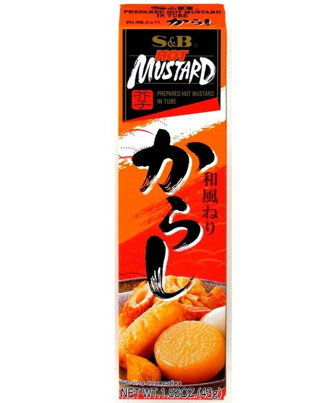 Neri Karashi Mostaza japonesa en pasta 43gr JAPANESE MUSTARD PASTE picante