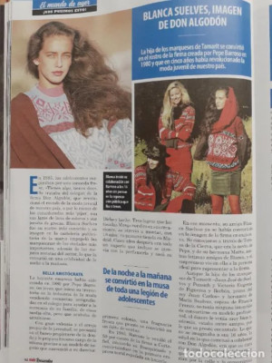 clippings BLANCA SUELVES DON ALGODON 1985