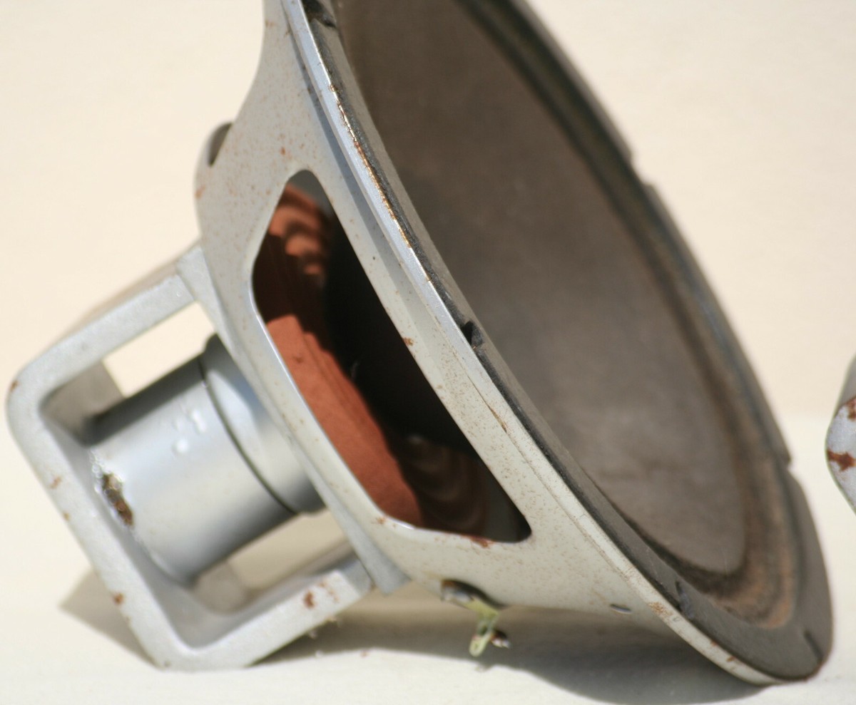 alnico fullrange speakers loudspeaker vintage woofer pair magnet